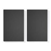 Shelf for Store Cabinet with 1 Door Set of 2 Anthracite
