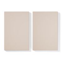 Shelf for Store Cabinet with 1 Door Set of 2 Mushroom