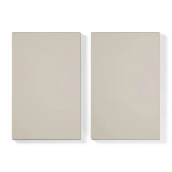 Shelf for Store Cabinet with 1 Door Set of 2 Pebble Grey