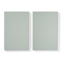 Shelf for Store Cabinet with 1 Door Set of 2 Slate Grey