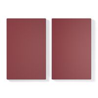 Shelf for Store Cabinet with 1 Door Set of 2 Bordeaux
