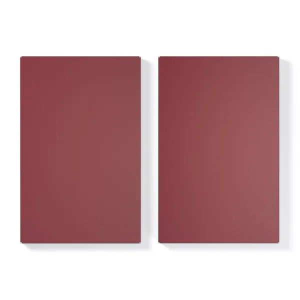 Shelf for Store Cabinet with 1 Door Set of 2 Bordeaux