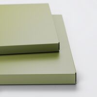 Shelf for Store Cabinet with 1 Door Set of 2 Moss Green