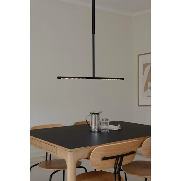 Heart'n'Soul Esstisch L120 Eiche/Obsidianschwarz
