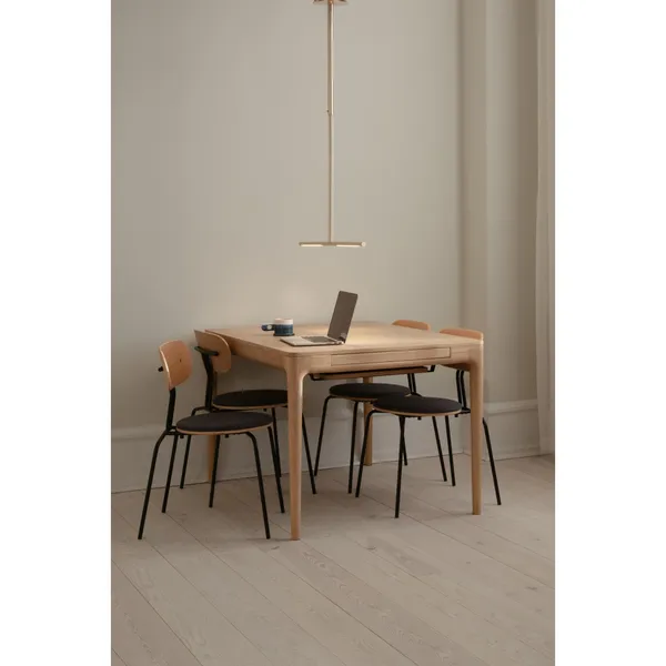 Heart'n'Soul Dining Table L120 Oak/Cloud Grey