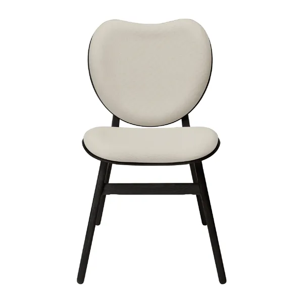 A Conversation Piece Dining Chair Black Oak/White Sand