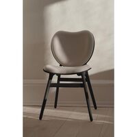 A Conversation Piece Dining Chair Black Oak/White Sand