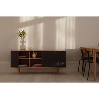Audacious Sideboard Oak/White Sands