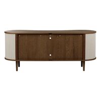 Audacious Sideboard Dark Oak/White Sands