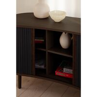 Audacious Sideboard Dark Oak/Sterling