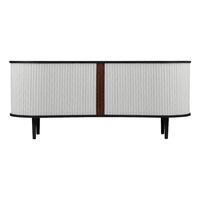 Audacious Sideboard Black Oak/Sterling