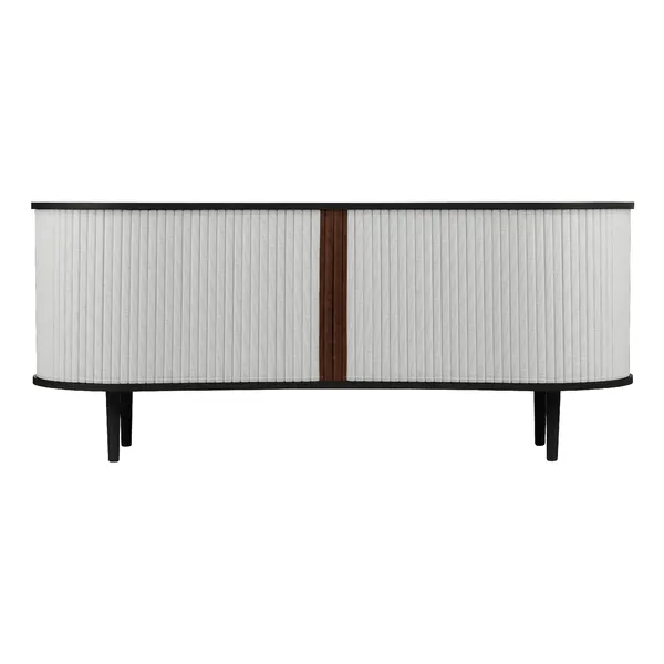Audacious Sideboard Black Oak/Sterling