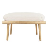 Lounge Around Shuffle Pouf White Sands