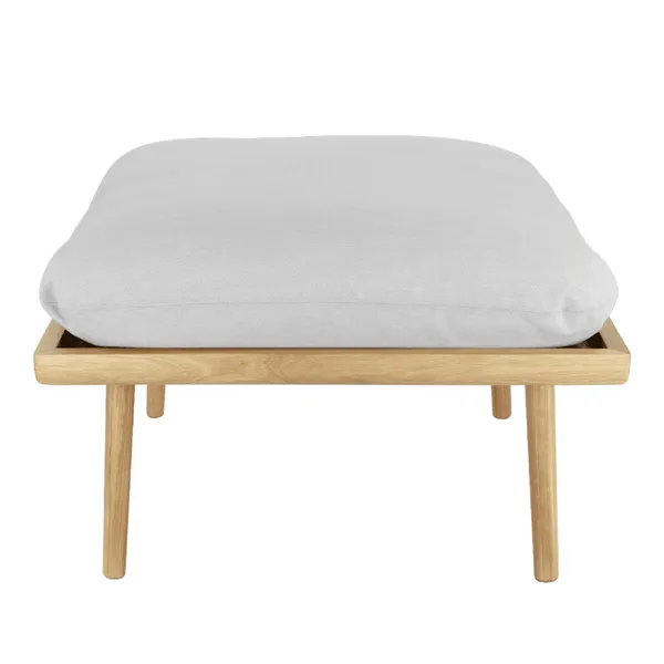 Lounge Around Shuffle Pouf Sterling