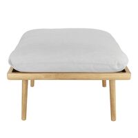 Lounge Around Shuffle Pouf Sterling