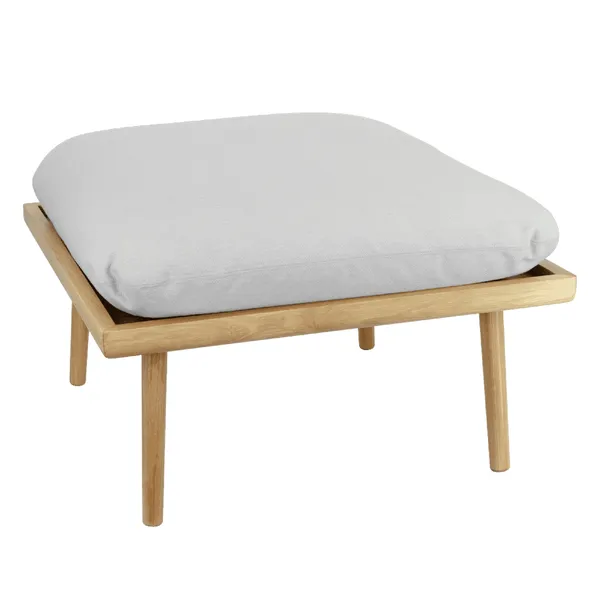 Lounge Around Shuffle Pouf Sterling