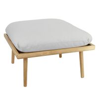 Lounge Around Shuffle Pouf Sterling