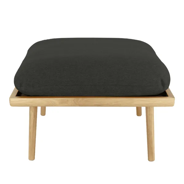 Lounge Around Shuffle Pouf Shadow