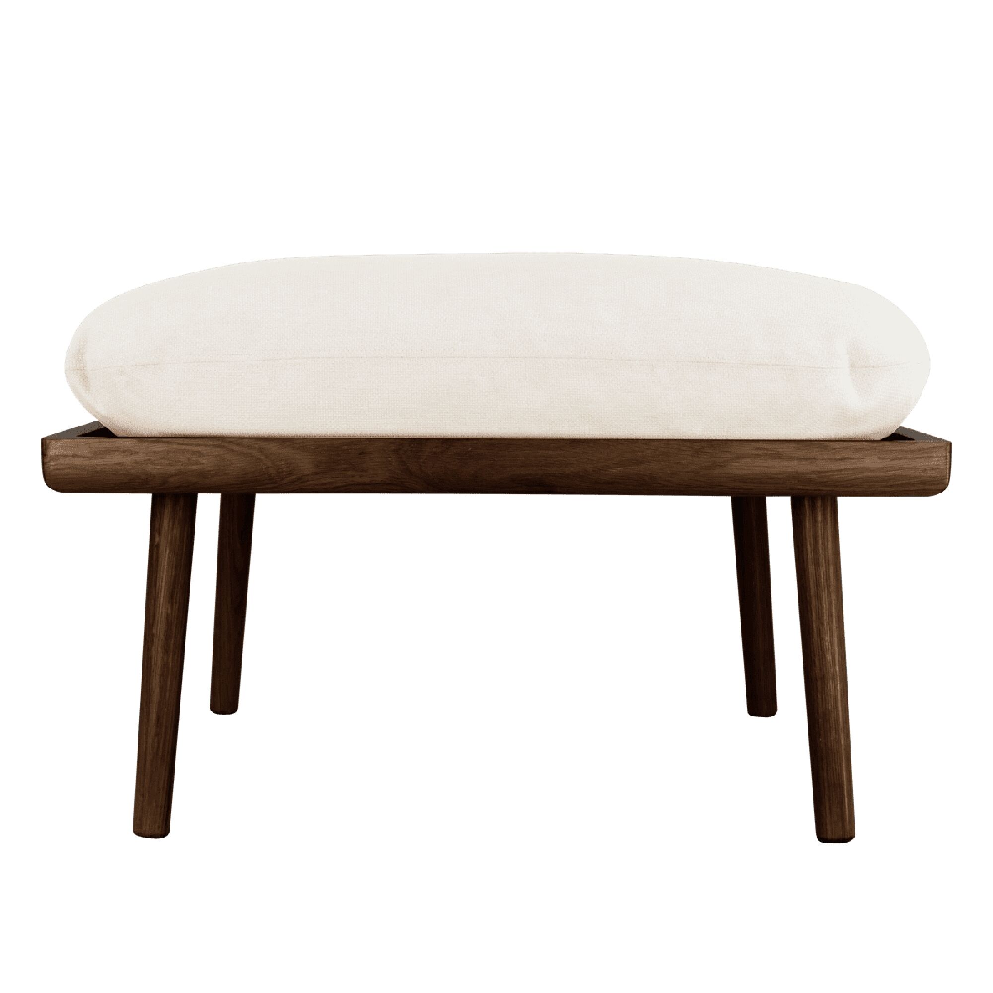 Lounge Around Shuffle Puff Mørk eik/Hvit Sand