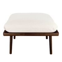 Lounge Around Shuffle Pouf Dark Oak/White Sands