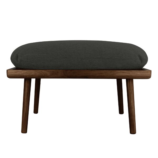 Lounge Around Shuffle Pouf Dark Oak/Sterling
