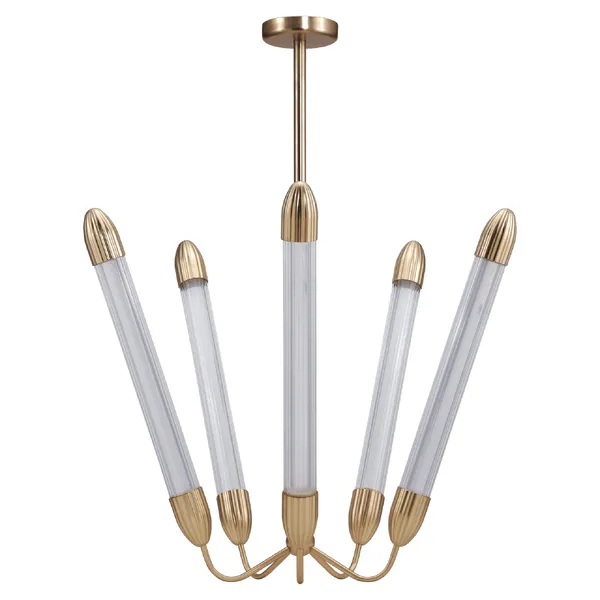Lemon Squeeze Penta Pendant Long Polished Brass