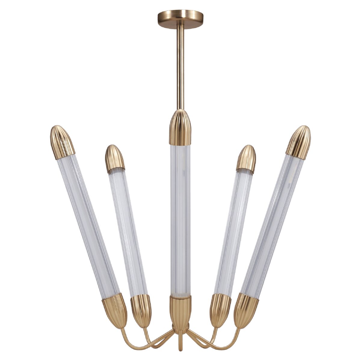 Lemon Squeeze Penta Pendant Long Polished Brass
