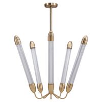 Lemon Squeeze Penta Pendant Long Polished Brass