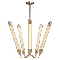 Lemon Squeeze Penta Pendant Long Polished Brass