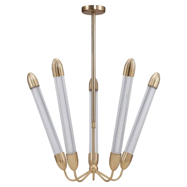 Lemon Squeeze Penta Pendant Long Polished Brass
