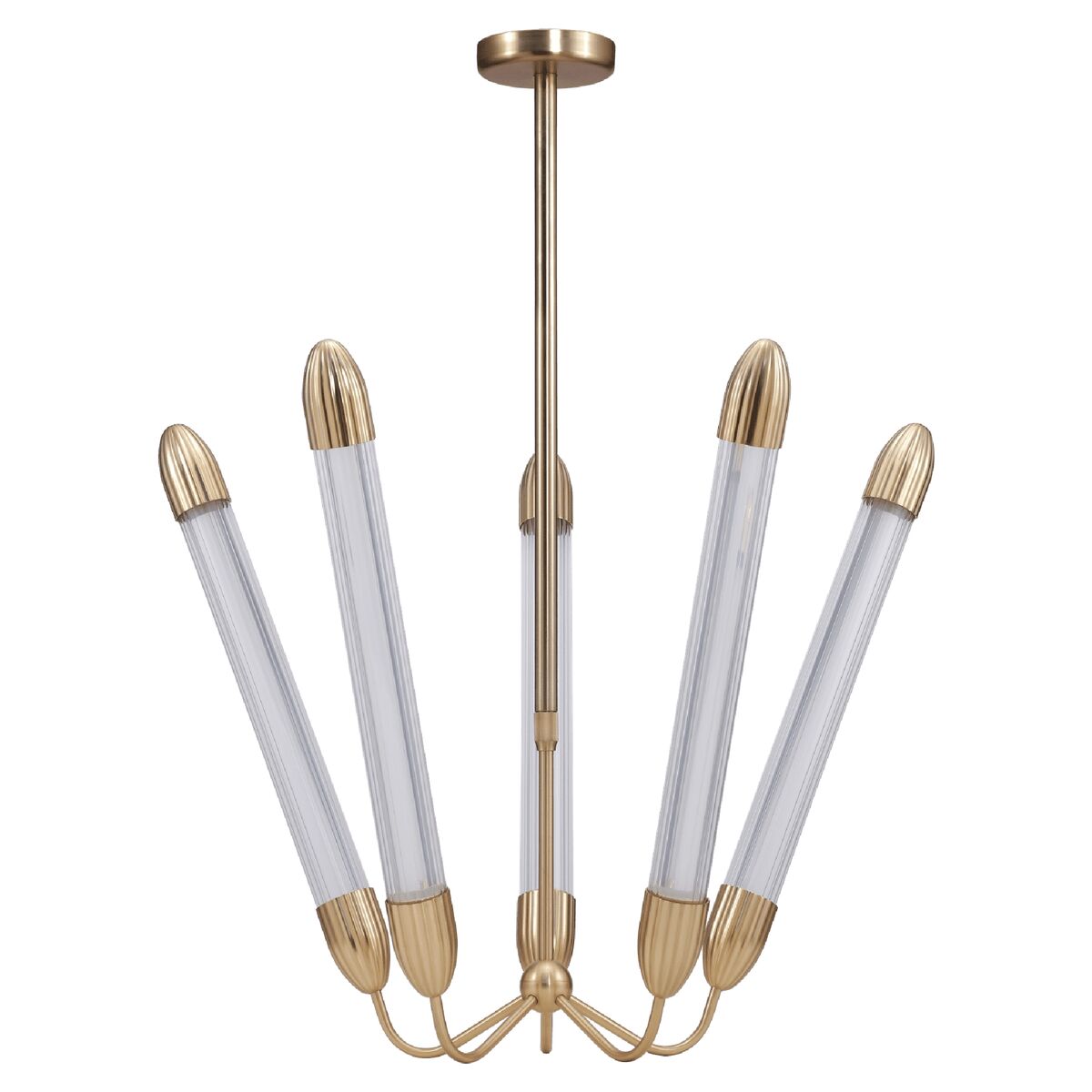 Lemon Squeeze Penta Pendant Long Polished Brass