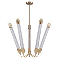 Lemon Squeeze Penta Pendant Long Polished Brass