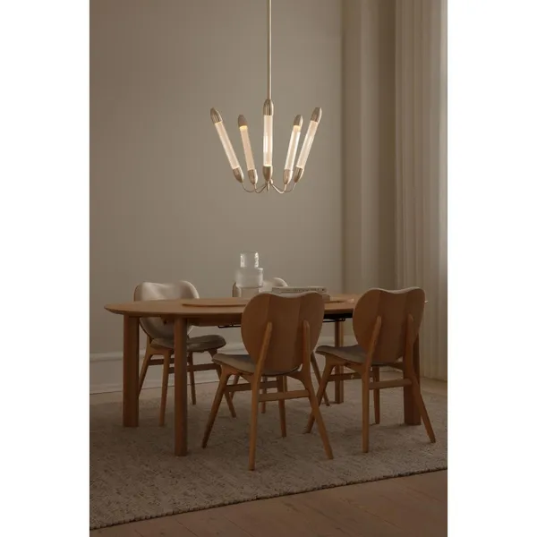Lemon Squeeze Penta Pendant Long Polished Brass