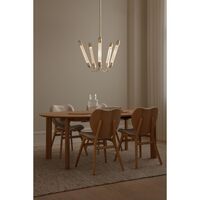 Lemon Squeeze Penta Pendant Long Polished Brass