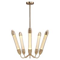 Lemon Squeeze Penta Pendant Short Polished Brass