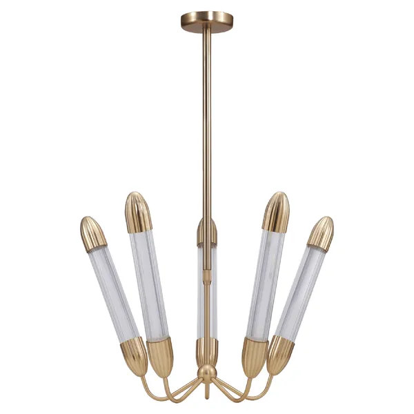 Lemon Squeeze Penta Pendant Short Polished Brass