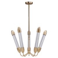 Lemon Squeeze Penta Pendant Short Polished Brass