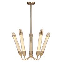 Lemon Squeeze Penta Pendant Short Polished Brass