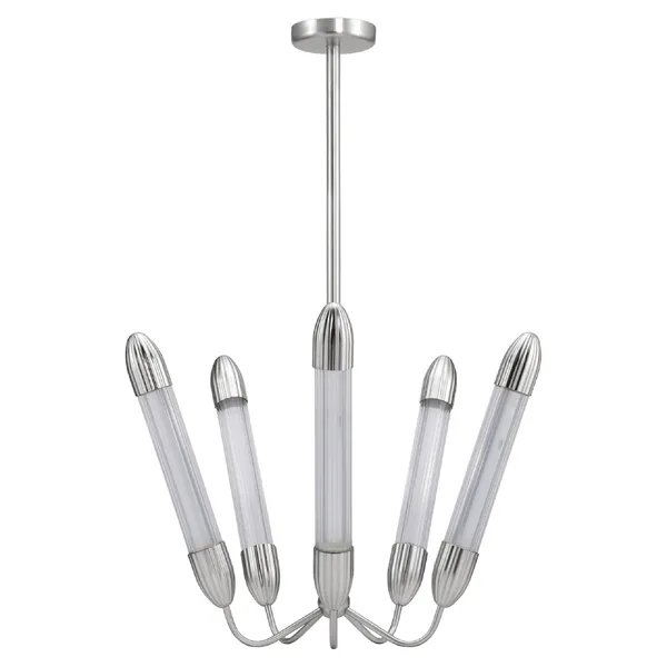 Lemon Squeeze Penta Pendant Short Polished Steel
