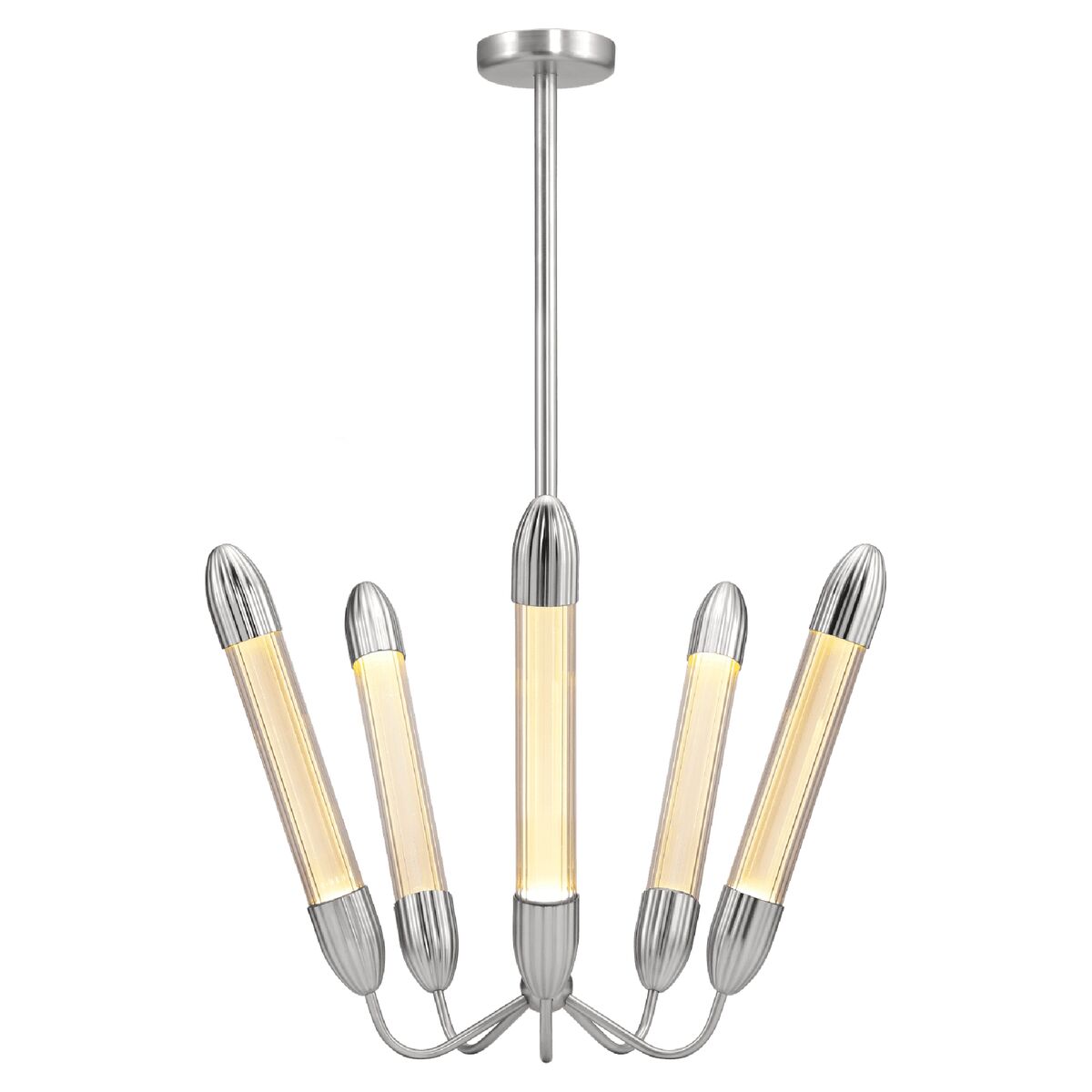 Lemon Squeeze Penta Pendant Short Polished Steel
