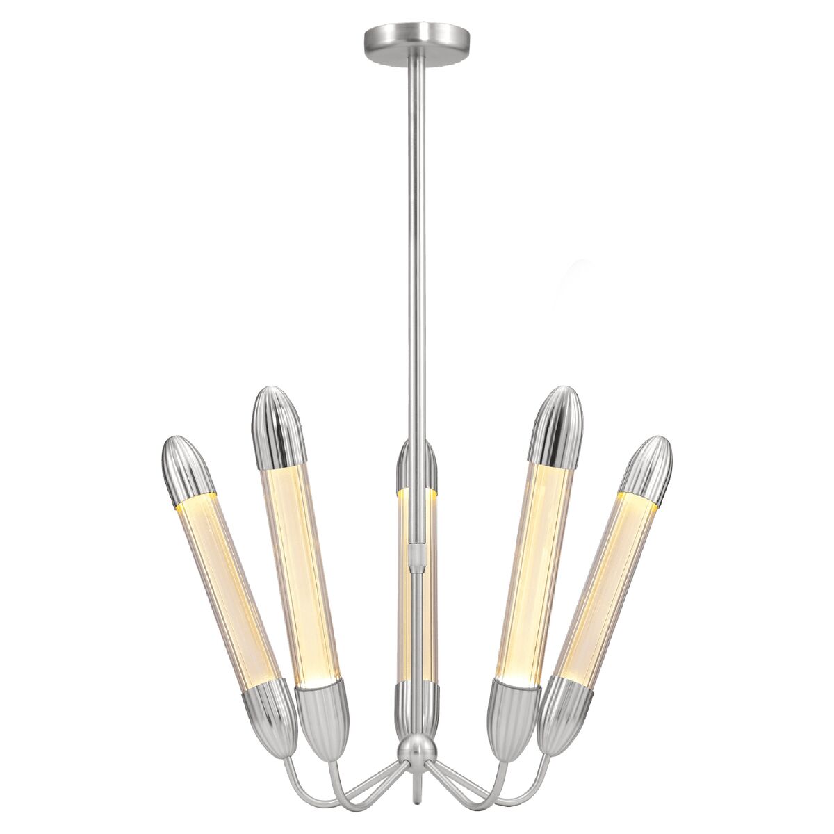 Lemon Squeeze Penta Pendant Short Polished Steel