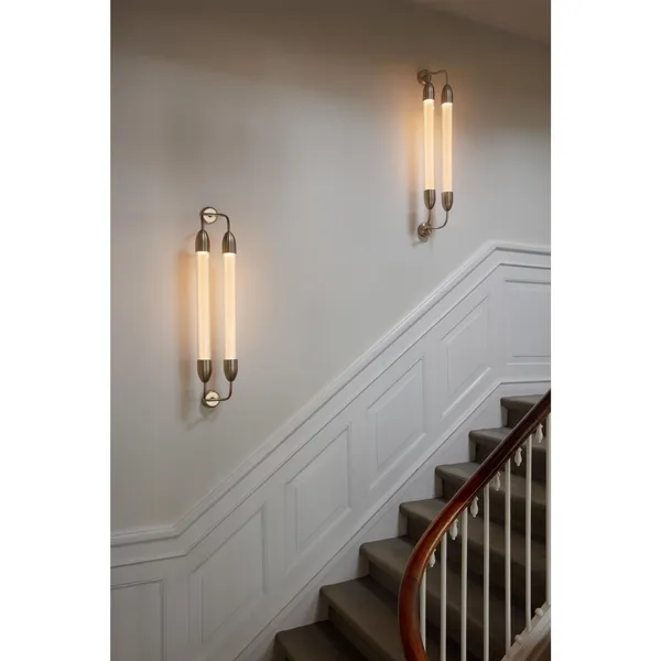 Lemon Squeeze Doppel Wandlampe Lang Messing