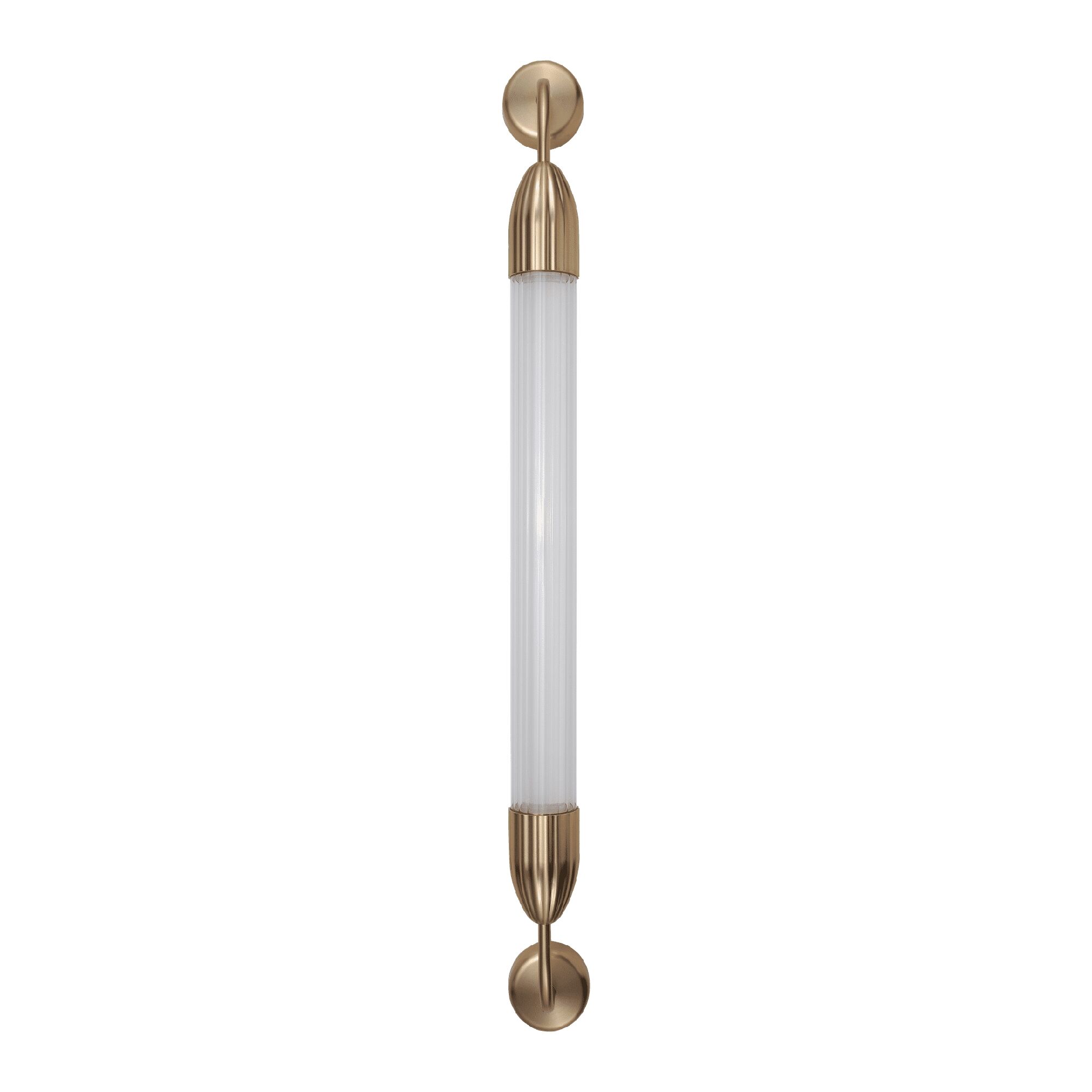 Lemon Squeeze Enkel Vegglampe Lang Polert Messing