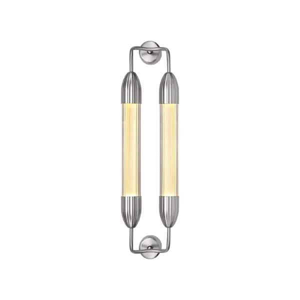 Lemon Squeeze Double Wall Lamp Short Polished Steel