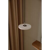 Asteria Micro Pendel Pearl White/Stål Top