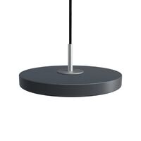 Asteria Micro Pendel Antracit/Stål Top