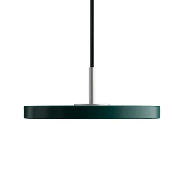 Asteria Micro Pendant Forest Green/Steel Top