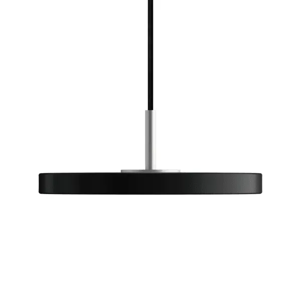 Asteria Micro Pendel Sort/Stål Top