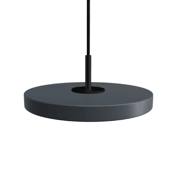 Asteria Micro Pendant With Dimmer Anthracite/ Black Top
