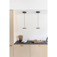 Asteria Micro Pendant With Dimmer Anthracite/ Black Top